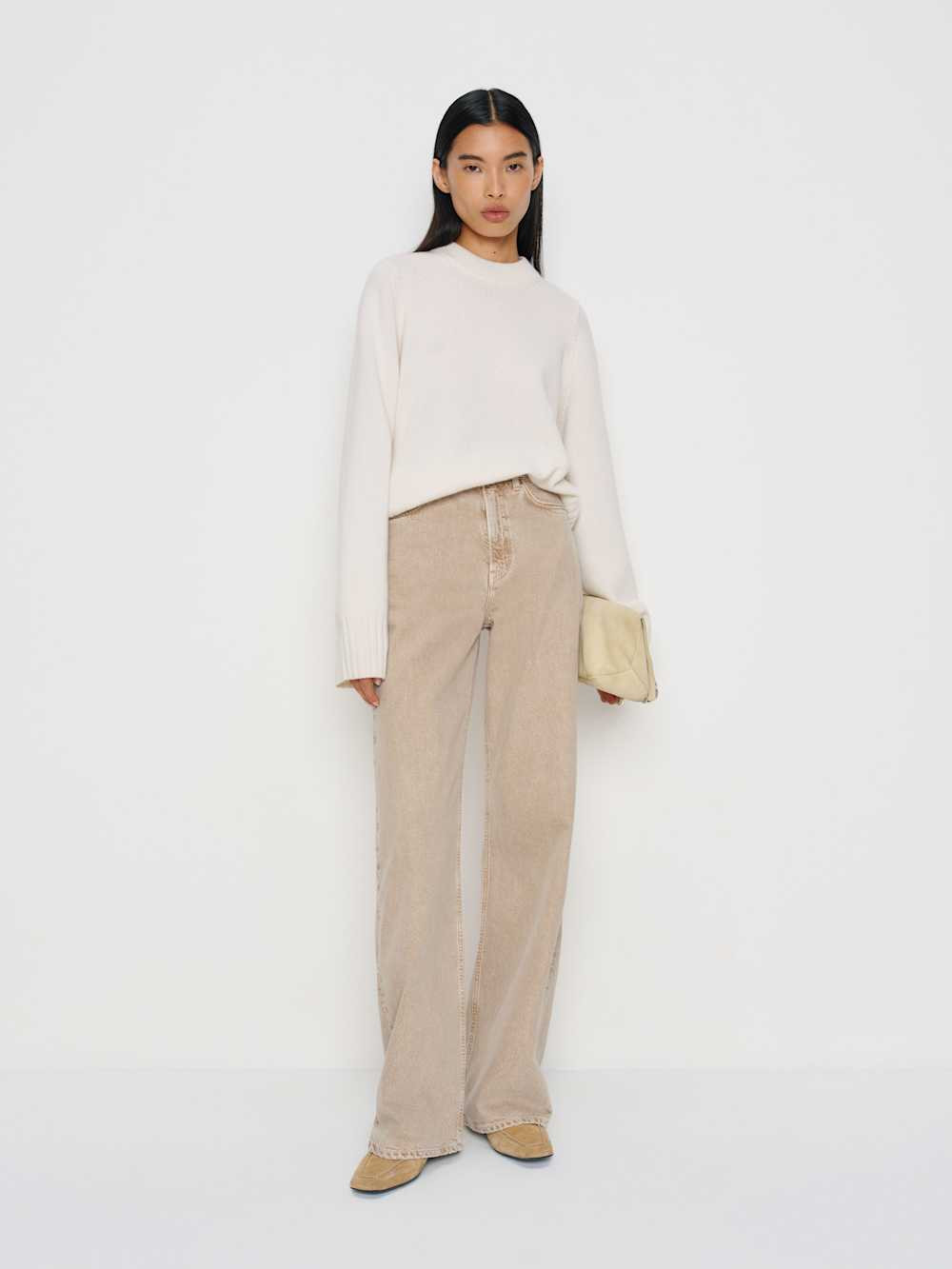 Cary High Rise Slouchy Wide Leg Jeans | Reformation (Global)