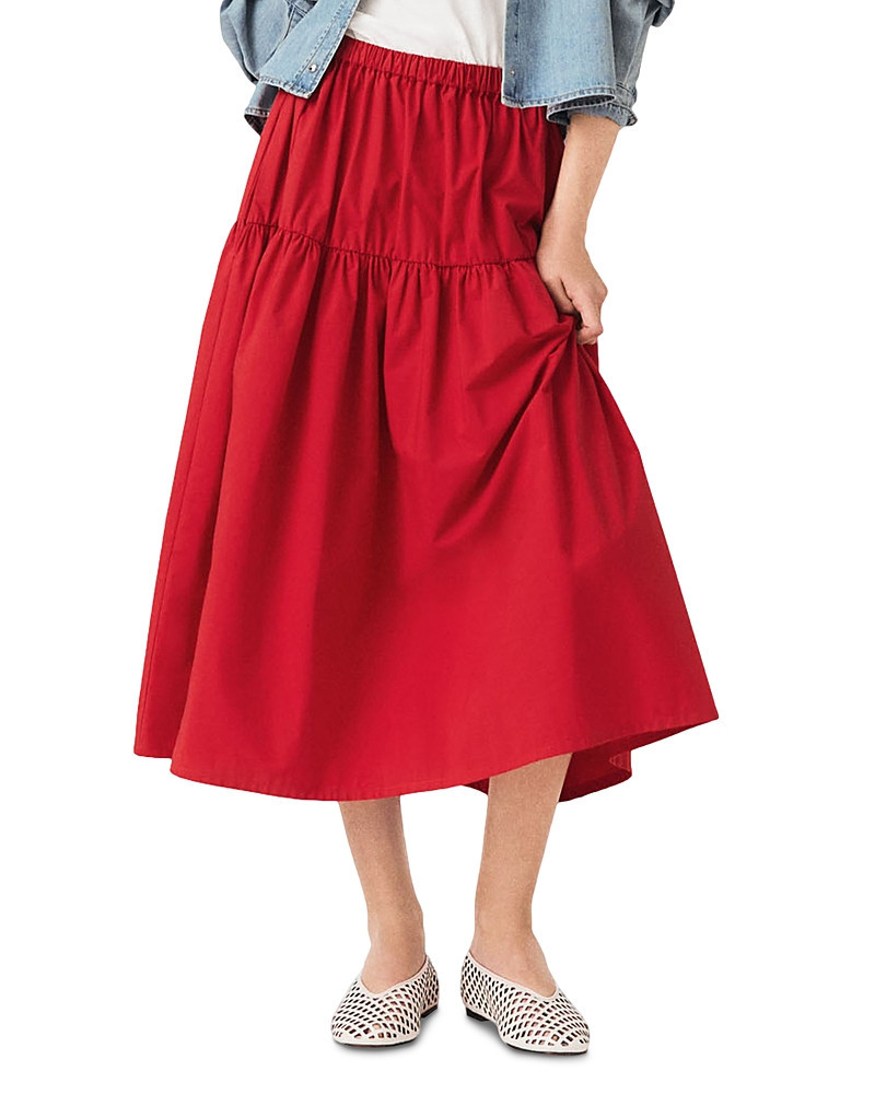 Maje Long Gathered Skirt | Bloomingdale's (US)