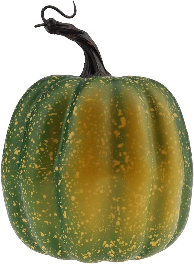 Artificial Lifelike Pumpkins Fake Big Foam Retro Green Pumpkin for Halloween Thanksgiving Autumn ... | Amazon (US)