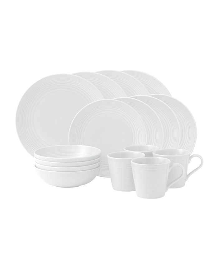 Macy's Royal Doulton Exclusively for Gordon Ramsay Maze 16-Piece Set & Reviews - Dinnerware - Din... | Macys (US)