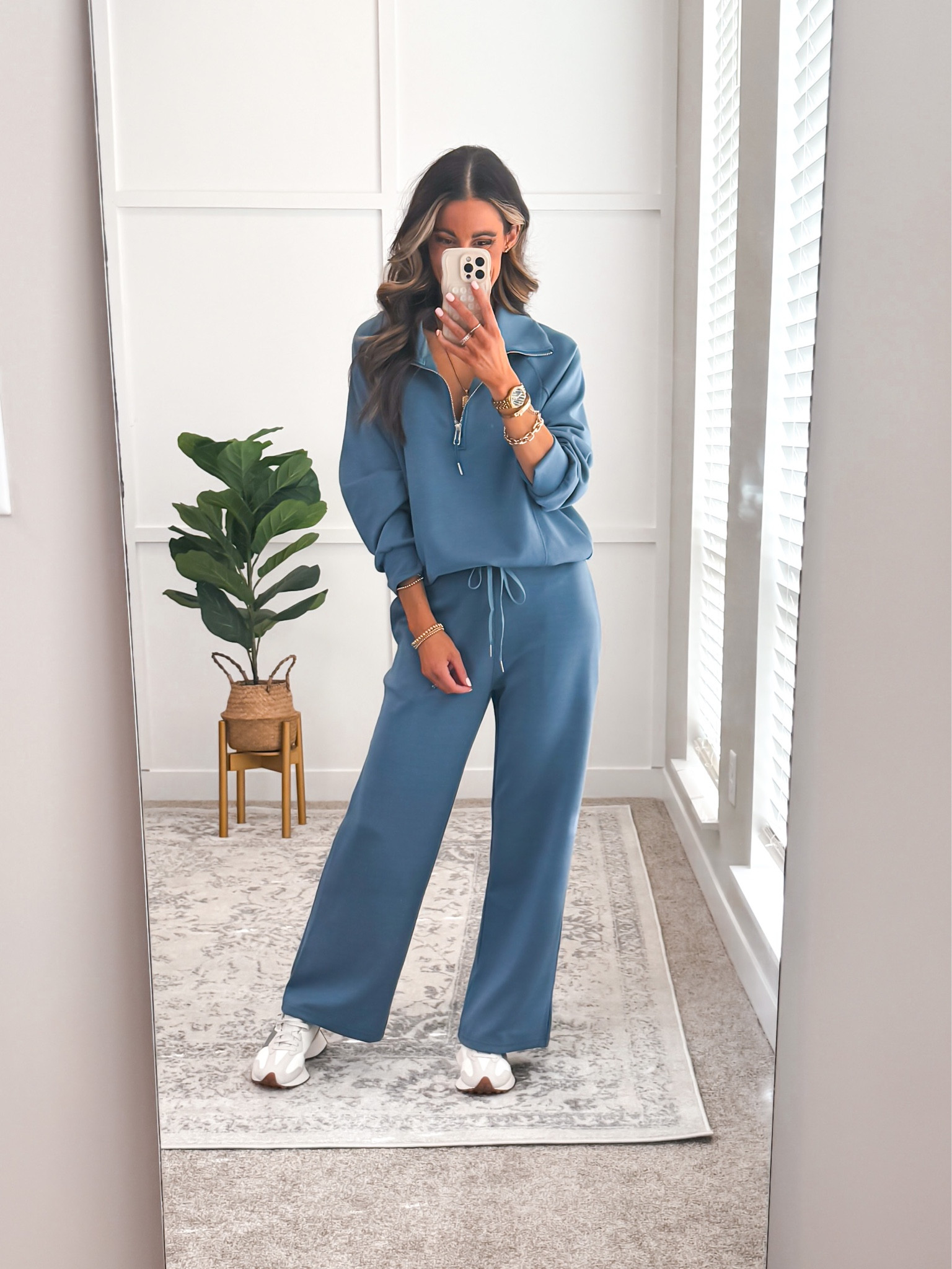 ✨These viral sets are SO COMFY!! Wear to lounge or dress up with a blazer or overcoat for the airport. 

✨I’m wearing my true to size, small.

#airportoutfit #traveloutfit #athlesiure 

#LTKfitness #LTKfindsunder50 #LTKtravel