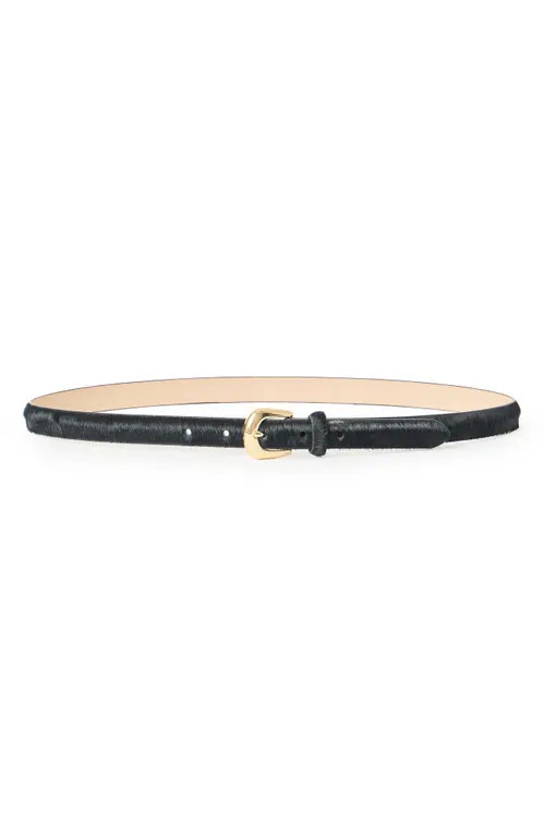 B-Low the Belt Kennedy Mini Genuine Calf Hair Belt in Black Gold at Nordstrom, Size Small | Nordstrom