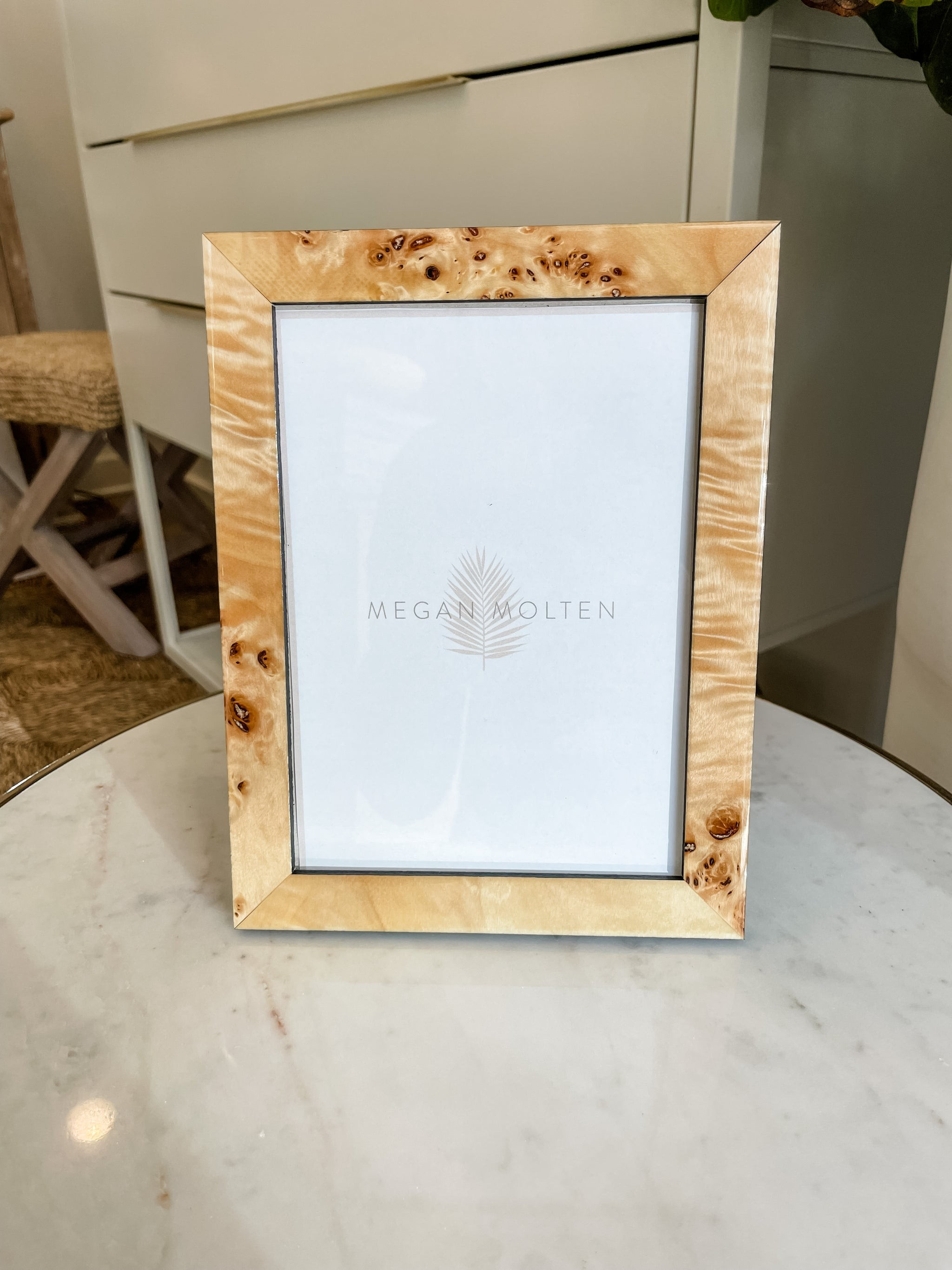 Burl Italian Wood Frame | Megan Molten