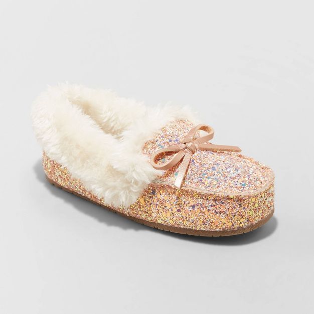 Toddler Girls' Medora Moccasin Slippers - Cat & Jack™ | Target