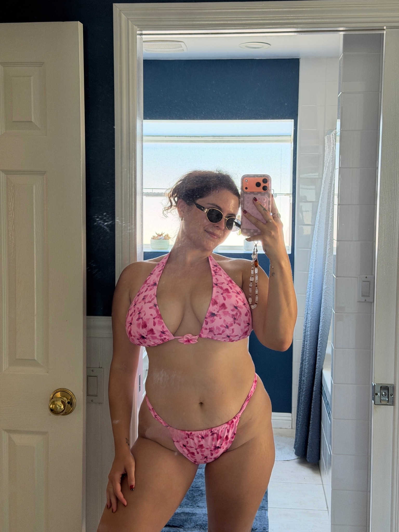 Pink floral bikini size L

#LTKMidsize #LTKPetite #LTKSwim