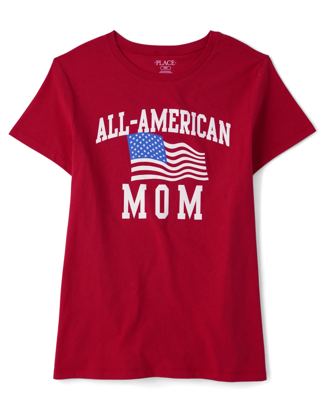 Womens Matching Family All-American Mom Graphic Tee - ruby | The Children's Place