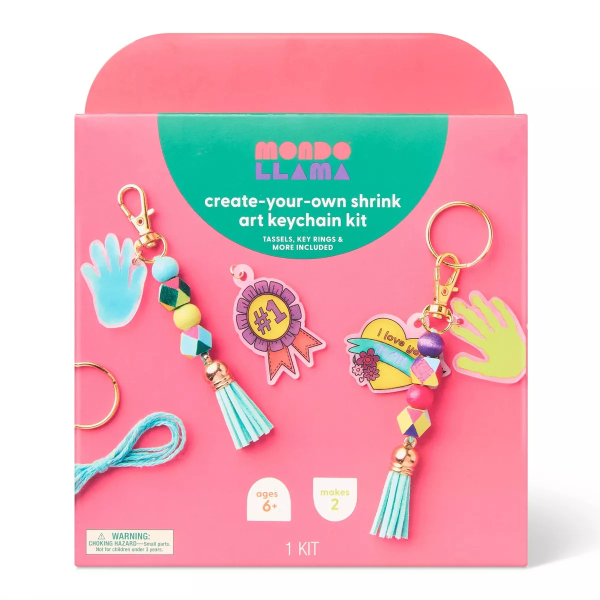 Mother's Day Craft Shrink Art Keychain Kit 2ct - Mondo Llama™ | Target