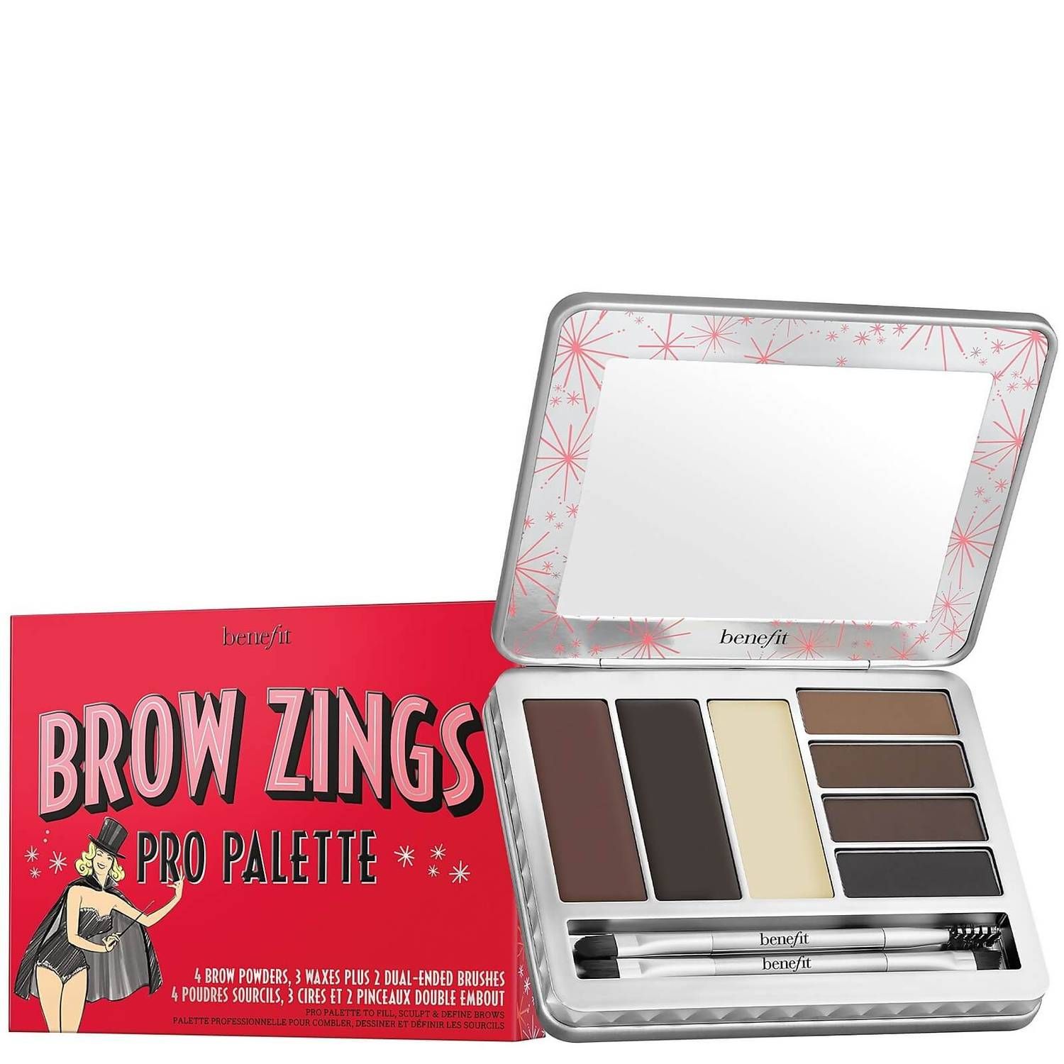 benefit Brow Zings Pro Brow Wax & Powder Palette Light/Medium | Look Fantastic (UK)