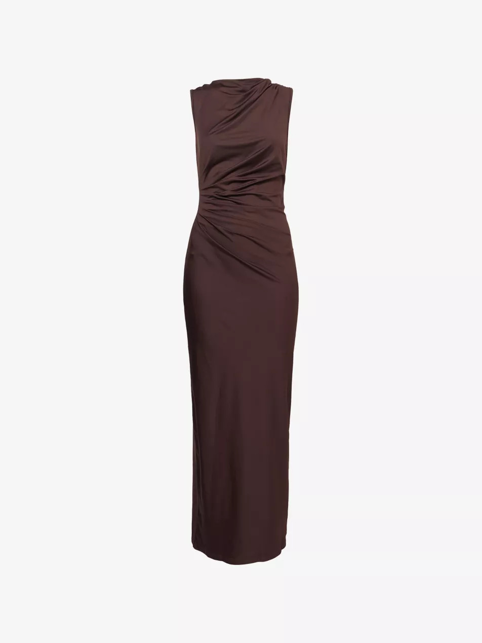 4TH & RECKLESS - Tamilda Ruched Stretch-Woven Maxi Dress | Selfridges.com | Selfridges