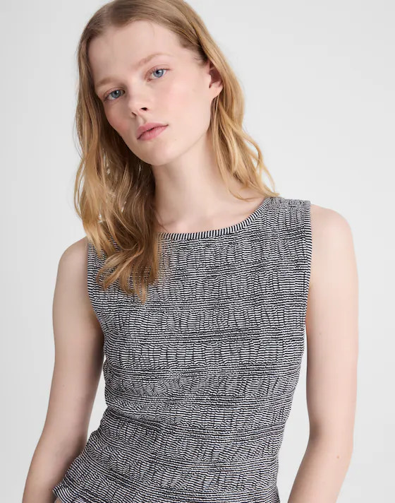 Smocked Boatneck Tank | Madewell
