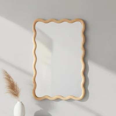 Rectangle Wood Frame Decorative Mirror, Accent Mirror For Bedroom, Bathroom, Living Room, Entryway | Wayfair North America