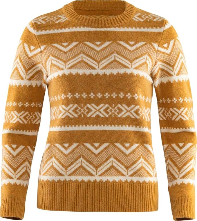 Fjallraven Greenland Re-Wool Pattern Knit Sweater - Women's | Amazon (US)