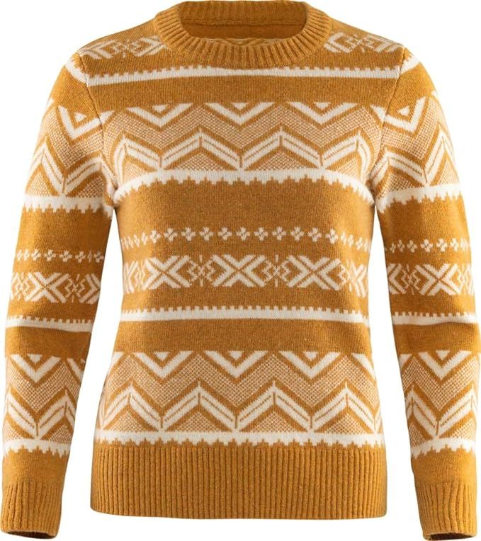 Fjallraven Greenland Re-Wool Pattern Knit Sweater - Women's | Amazon (US)