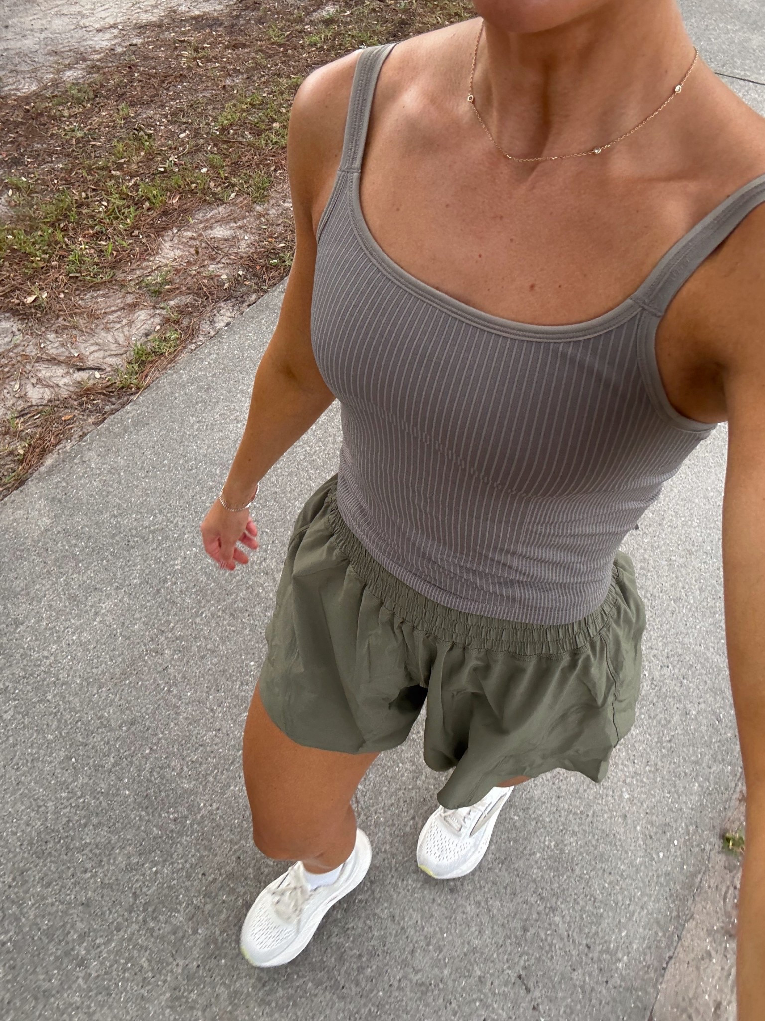 Lululemon shorts
Lululemon tank top
Brooks shoes
Amazon necklace 

#LTKActive #LTKSeasonal