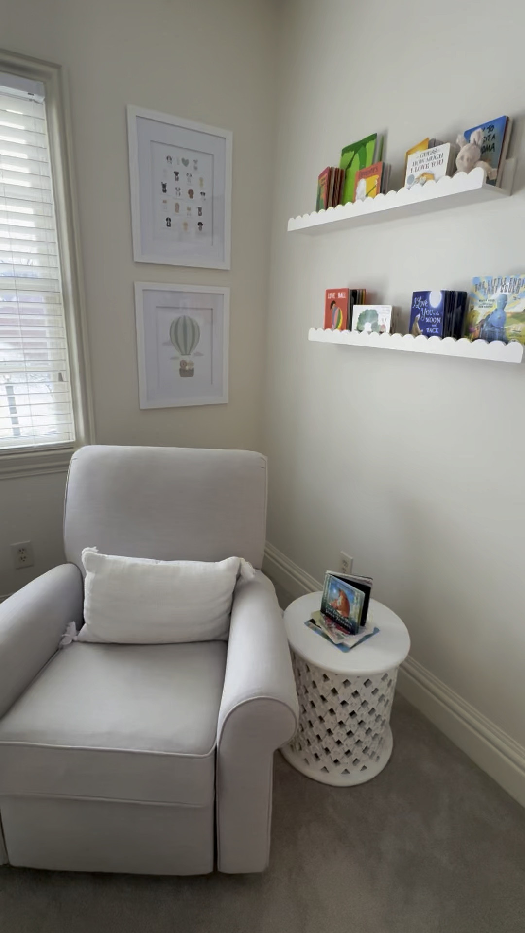 Josie’s nursery nook is my favorite. I found these custom dog prints on Etsy to look like our golden doodles, Denver & Emmy! You can also customize the color - the sage worked perfectly with the rest of Josie’s room. 

#LTKbaby #LTKfamily