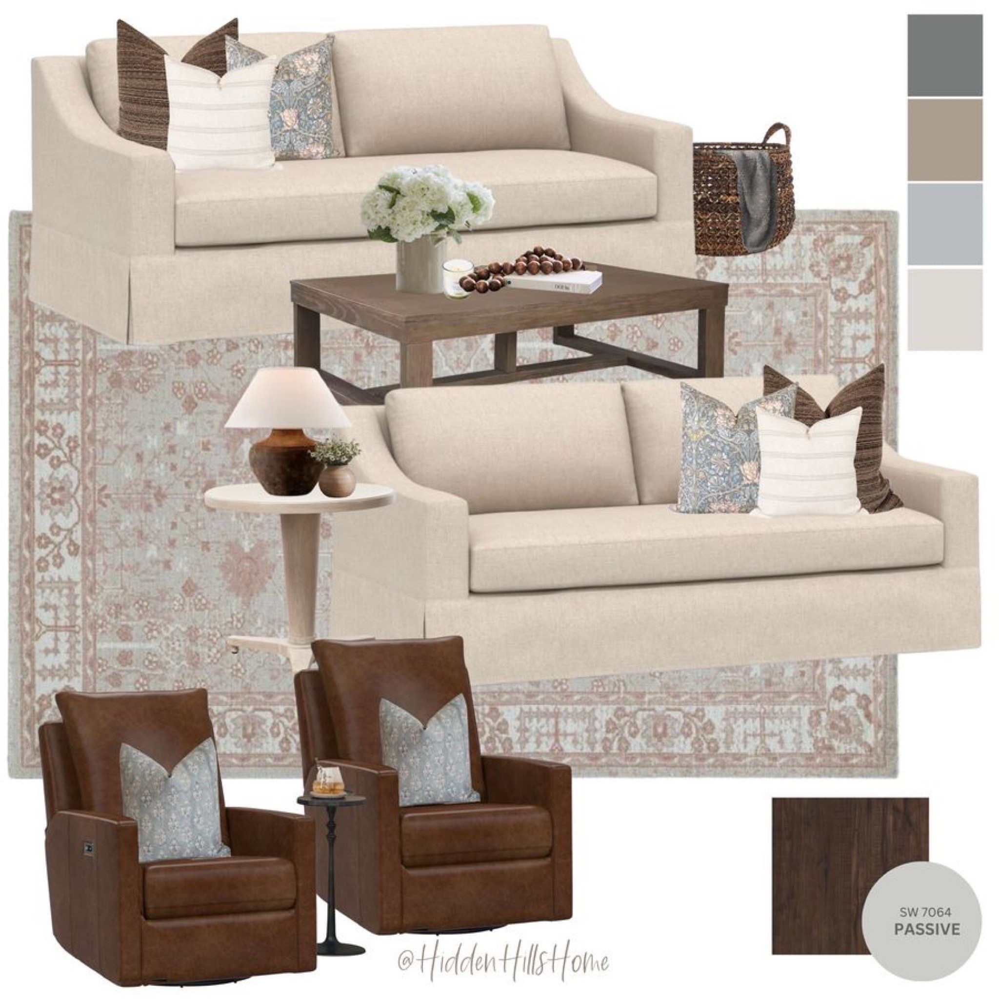 Living room decor, home decor, living room mood board, modern coastal living room decor ideas, leather accent chair #livingroom

#LTKHome #LTKSaleAlert #LTKSeasonal