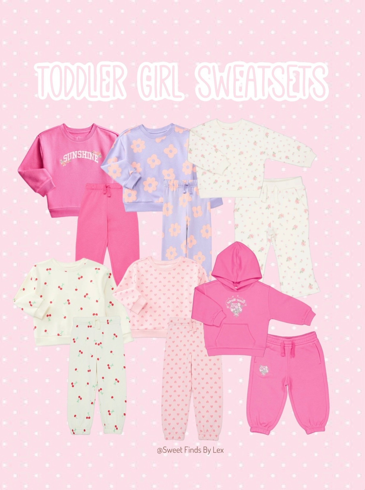 Toddler girl sweatsets!🩷