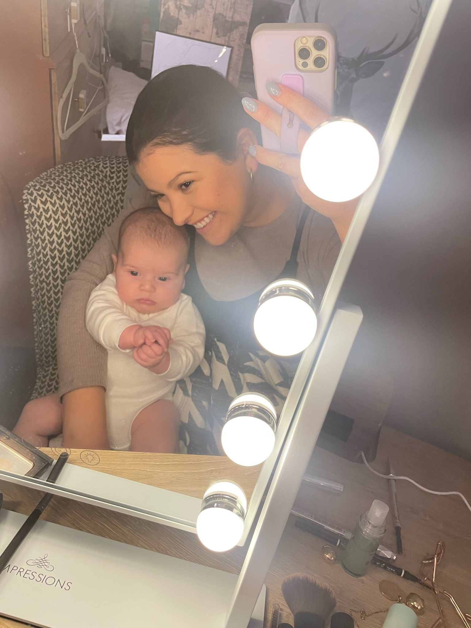 Loopy dupe phone case
long sleeve shirt size large
baggy jumpsuit size large
Light up vanity mirror- I bought mine at tjmaxx but found the exact on on Amazon 

#LTKhome #LTKbeauty