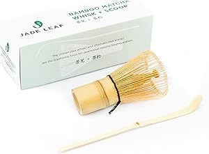 Jade Leaf Matcha Traditional Bamboo Whisk (Chasen) + Scoop (Chashaku) - Replacement Tea Set For F... | Amazon (US)