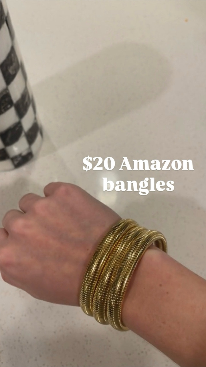 Gold Bangles for Women Set of 3 Chunky Stretch Bangles Bracelets 24K Gold Plated Stainless Steel Bracelets Flexible Wide Stack Bracelets Designer Look Alike Jewelry for Women, Amazon Gold Bangel Bracelets

Amazon gold bracelets, Amazon gold bracelet stack, Amazon chunky gold bracelets, Amazon gold jewelry, affordable gold bracelets, affordable gold jewelry, affordable Christmas gifts for women, Amazon Christmas gifts for women, under $15 gold bracelets, Morgan Grace, Amazon Gold Bangle Bracelets, Amazon gold bracelets, gold bracelet stack, chunky gold bracelets, layered gold bracelets, statement gold jewelry, minimalist gold bracelet, dainty gold bracelet, affordable gold jewelry, under $15 bracelets, Amazon jewelry finds, viral Amazon fashion, trending Amazon jewelry 2026, everyday gold bracelets, versatile gold accessories, spring outfits 2026, spring fashion 2026, date night outfit jewelry, brunch outfit jewelry, business casual outfit accessories, business casual workwear jewelry, office outfit gold bracelets, country concert outfit jewelry, western chic outfit jewelry, spring dresses accessories, vacation outfits beach, resort wear jewelry, poolside outfit jewelry, influencer jewelry finds, TikTok trending Amazon jewelry, designer look for less jewelry

#LTKFestival #LTKSeasonal #LTKootd
