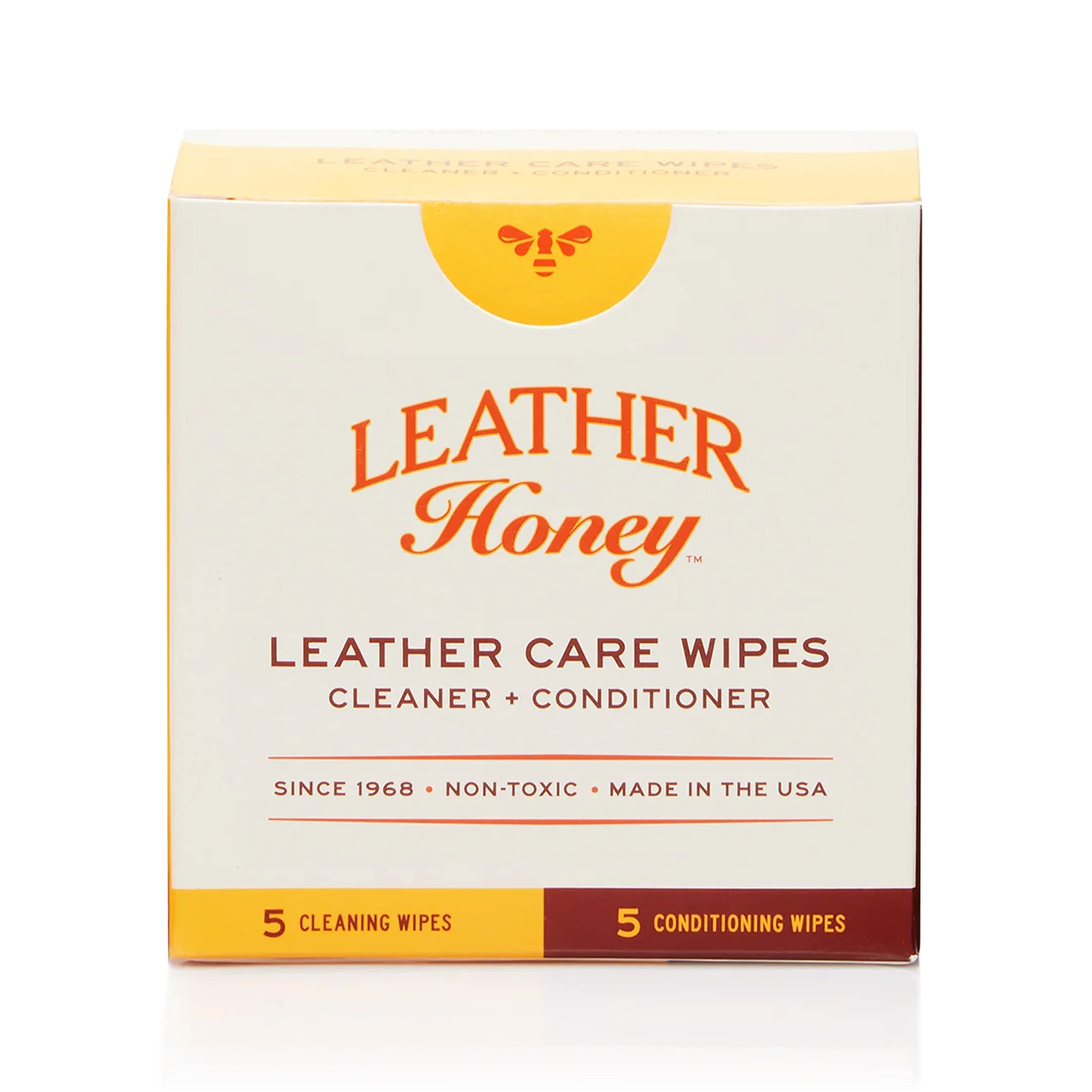 Leather Honey Leather Wipe Kit: Clean & Restore On-The-Go. For Any Color of Leather Couches, Car ... | Amazon (US)