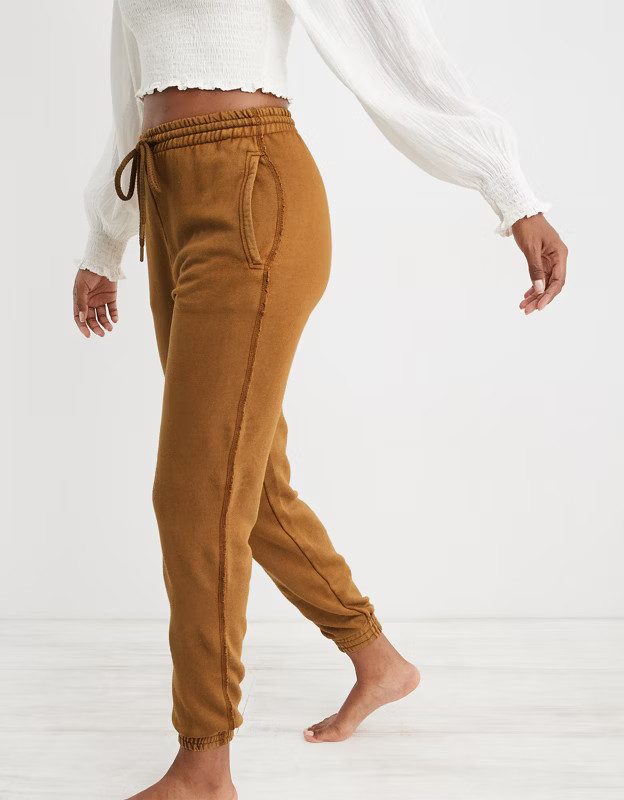 Aerie The Sweat Everyday Cozy High Waisted Jogger | American Eagle Outfitters (US & CA)