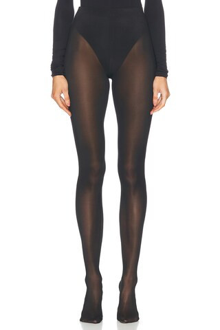 WARDROBE.NYC Sheer Tights in Black - Black. Size XXS (also in XL, XS). | FWRD 