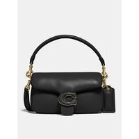 COACH Pillow Tabby Small Leather Shoulder Bag - Black | Very (UK)