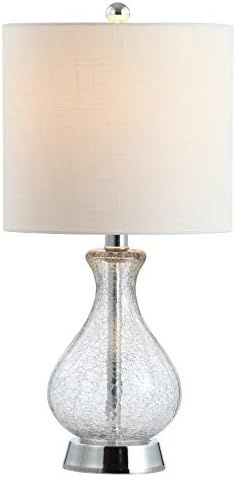 JONATHAN Y JYL4035A Playa 21" Metal/Bubble Glass LED Table Lamp Contemporary Transitional Bedside... | Amazon (US)