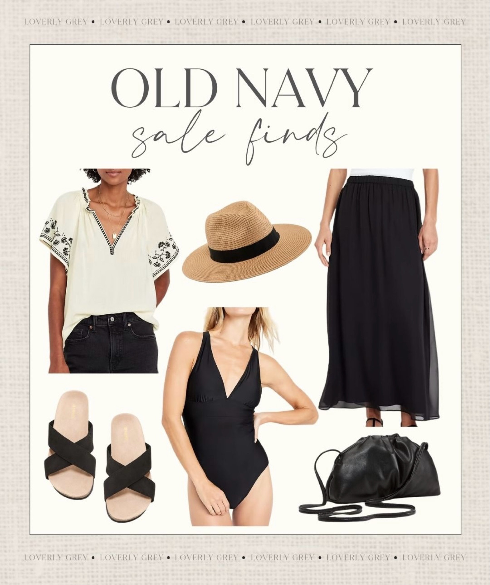 Loverly Grey Old Navy sale finds. Loving these black and white summer essentials! 

#LTKFindsUnder50 #LTKSaleAlert #LTKSummerSales