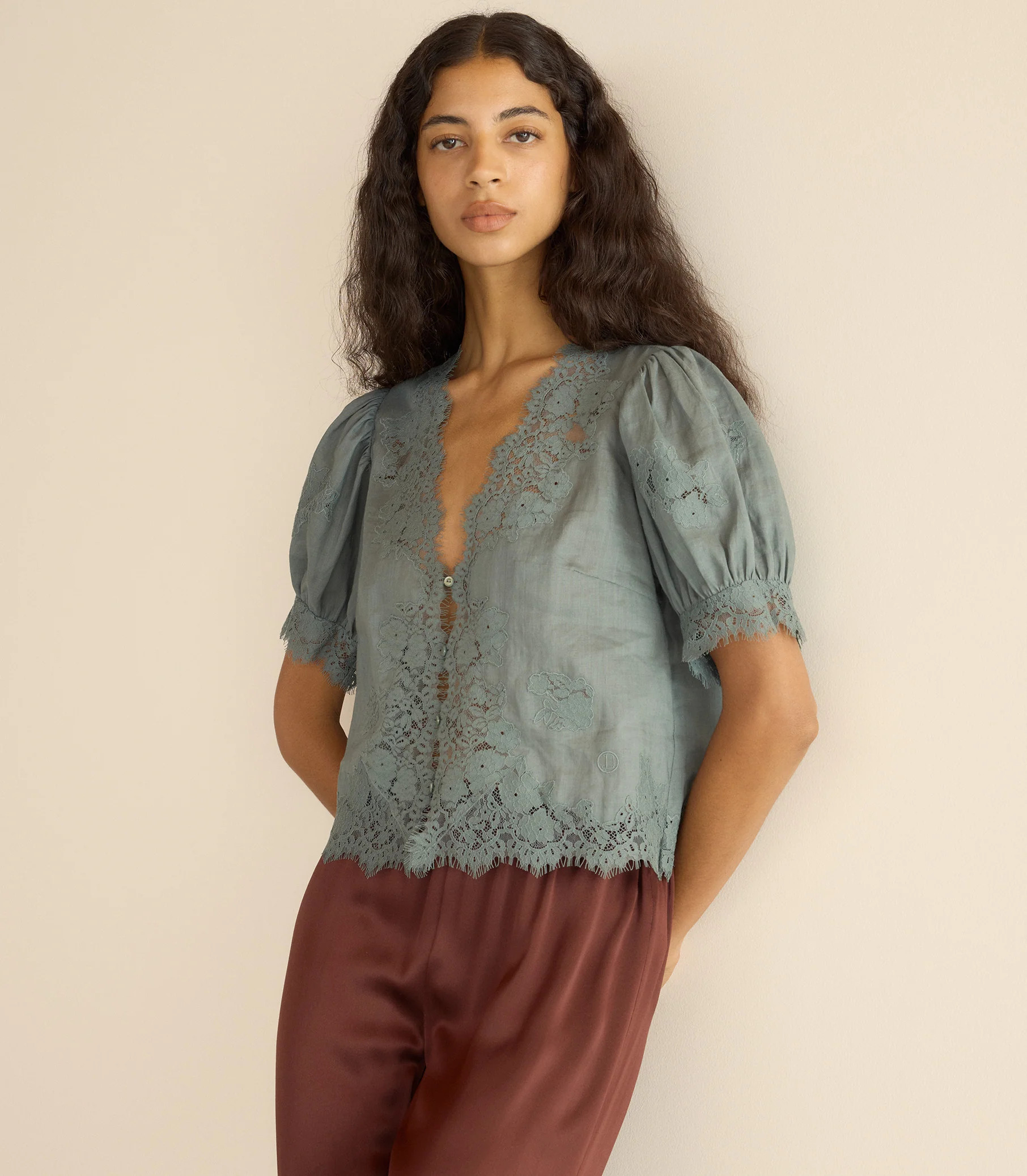 Idella Top - Lagoon | DOEN
