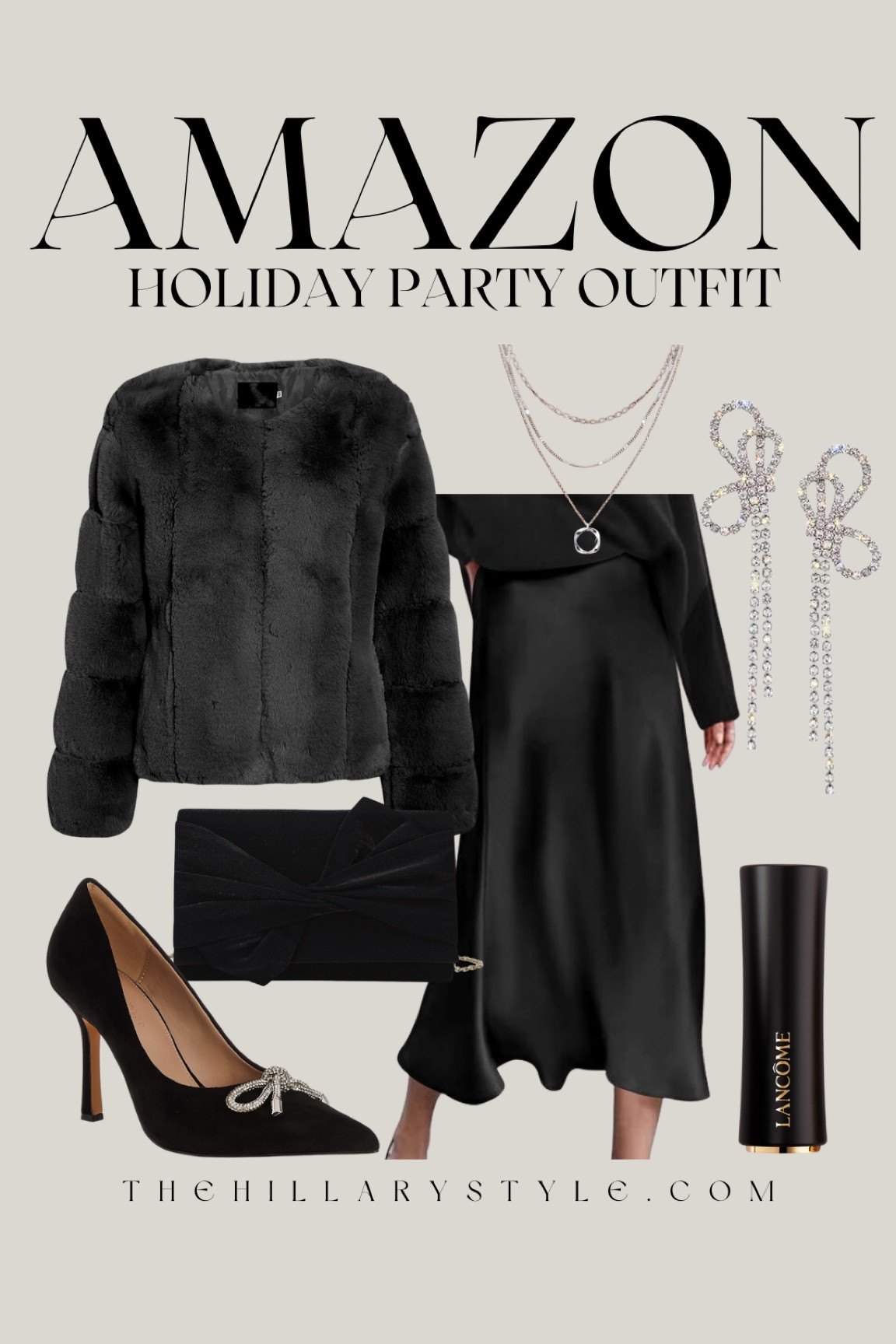Amazon Holiday Outfit Inspiration 

Amazon fashion, women’s fashion, holiday fashion, holiday outfit, faux fur jacket, silk skirt, bow, earrings, women’s accessories  

#LTKOver40 #LTKHoliday #LTKStyleTip