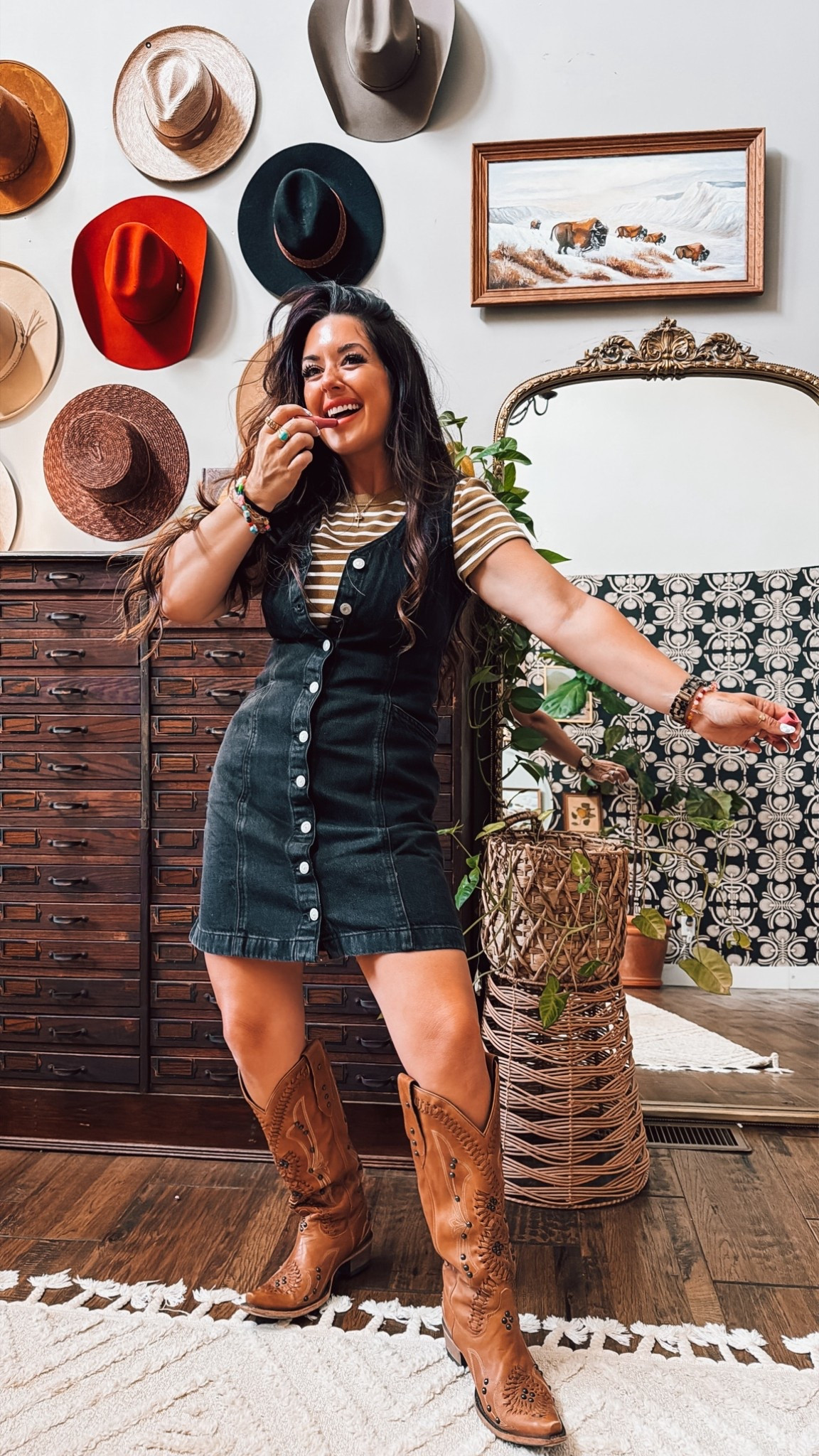 Cowgirl boots & denim is a combo I’ll never get tired of!

#LTKU #LTKootd #LTKmomlife