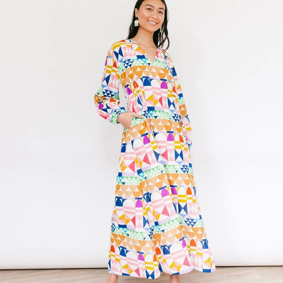 Quilted Plaid Sienna Dress | Sunshine Tienda