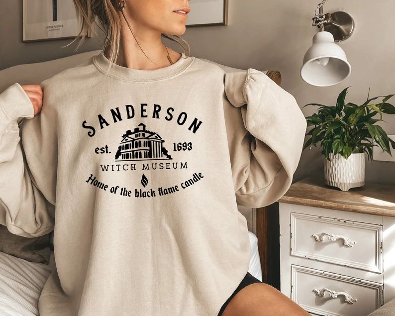 Sanderson Witch Museum Sweatshirt, Halloween Sweatshirt, Sanderson Sisters, Witch Sweatshirt, Bla... | Etsy (US)