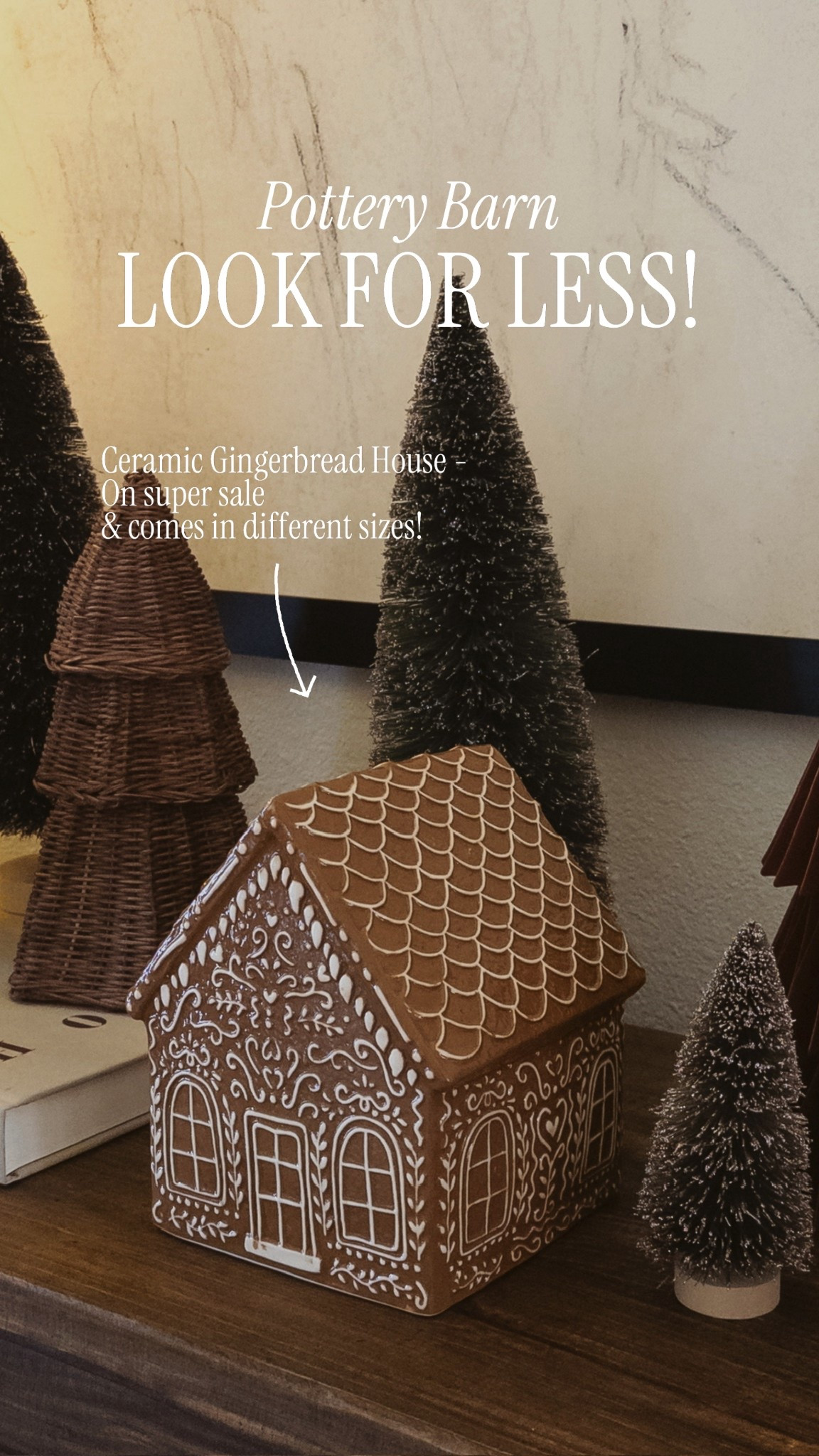 This gingerbread house is a look for less for the pottery barn ones!!! They’re on SUPER SALE right now - don’t forget to stack all the codes! They come in 4 different sizes - will definitely be ordering the other sizes!! This is the smaller one! 

christmas decor, christmas finds, affordable christmas finds, budget friendly christmas decor, kohls christmas decor 

#LTKHoliday #LTKSeasonal #LTKHome