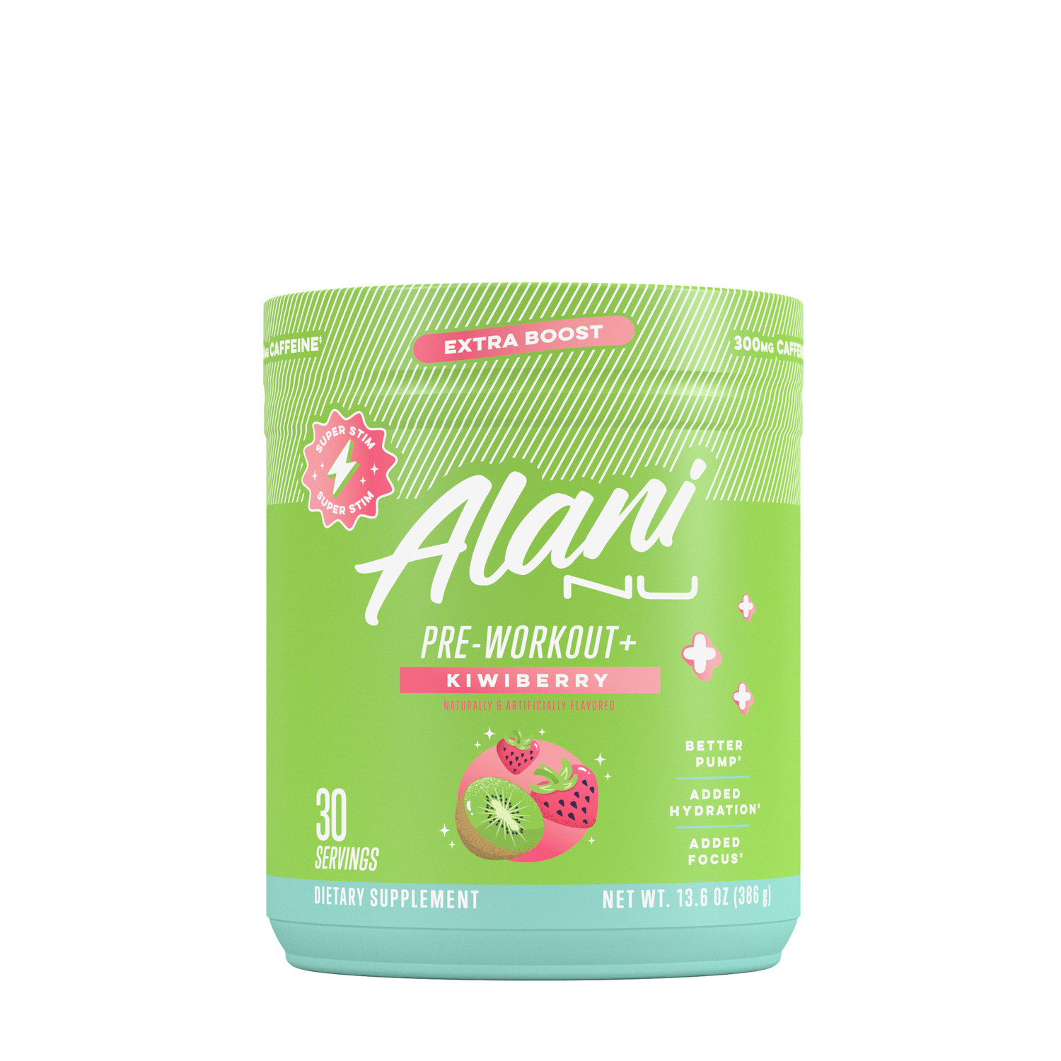 Pre-Workout+ - Kiwiberry (30 Servings) | GNC