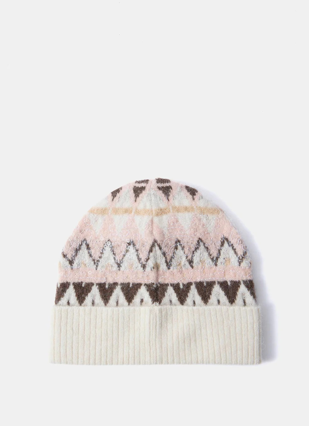 Cream Fair Isle Knit Hat | Mint Velvet