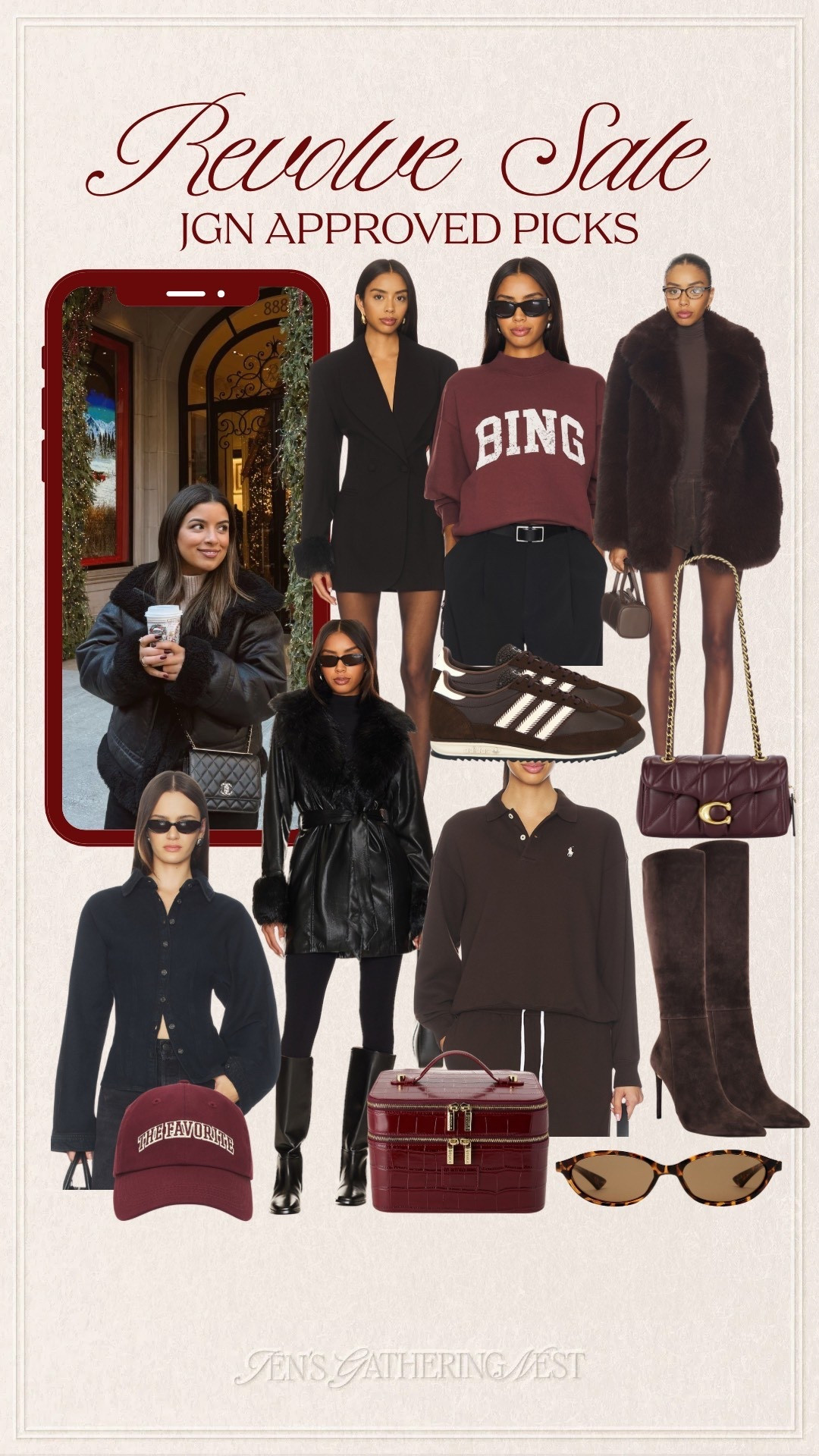 20% OFF SITEWIDE ON REVOLVE TODAY ONLY 🤎
It’s the perfect time to order your holiday looks or gifts that have been on your wish list ✨ use code HAPPY

#salealert #revolve #holidaydress #christmasdress #furcoat #sneakers #handbag #toiletrybag #fashion 

#LTKHoliday #LTKSaleAlert #LTKGiftGuide