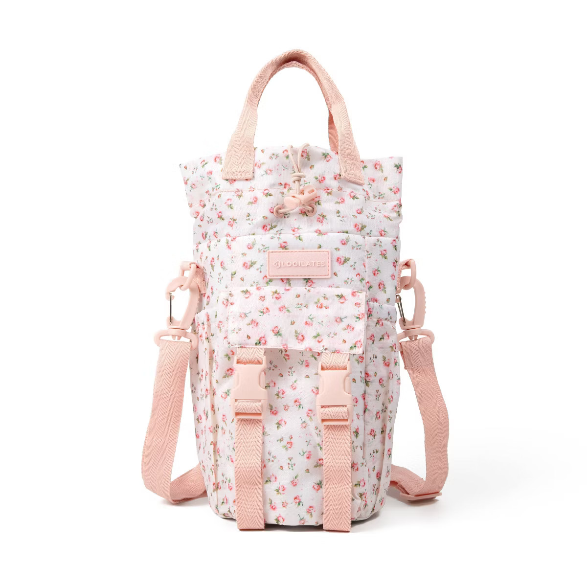 Blogilates Water Bottle Sling - Cream Floral | Target