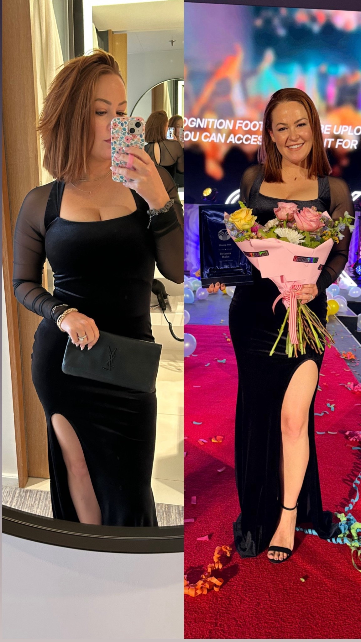 Loved this dress so much I had to wear it twice🖤