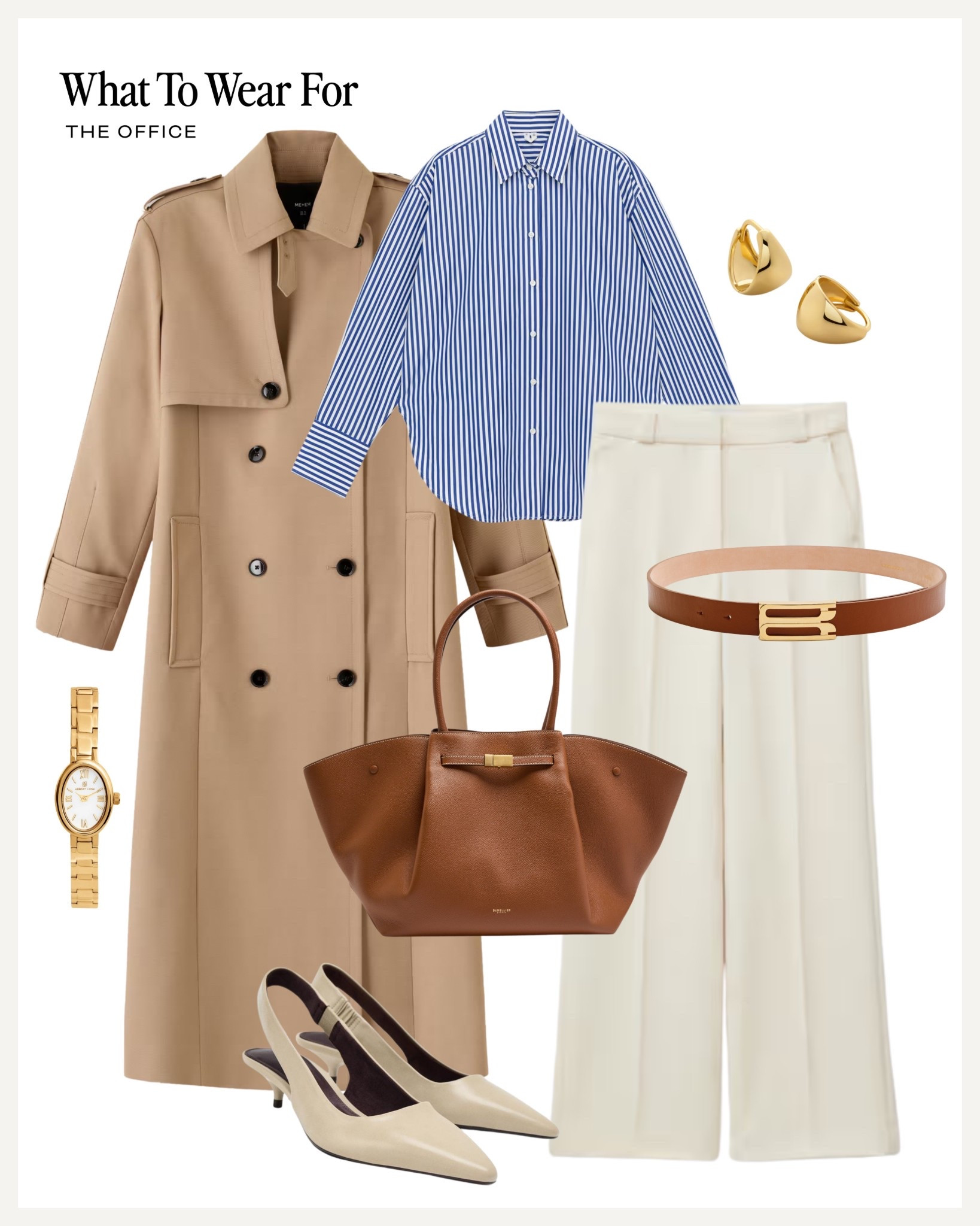 Trench coat outfits

Me & em / white trousers / blue shirt / office style / workwear / autumn style 

#LTKworkwear #LTKautumn #LTKuk