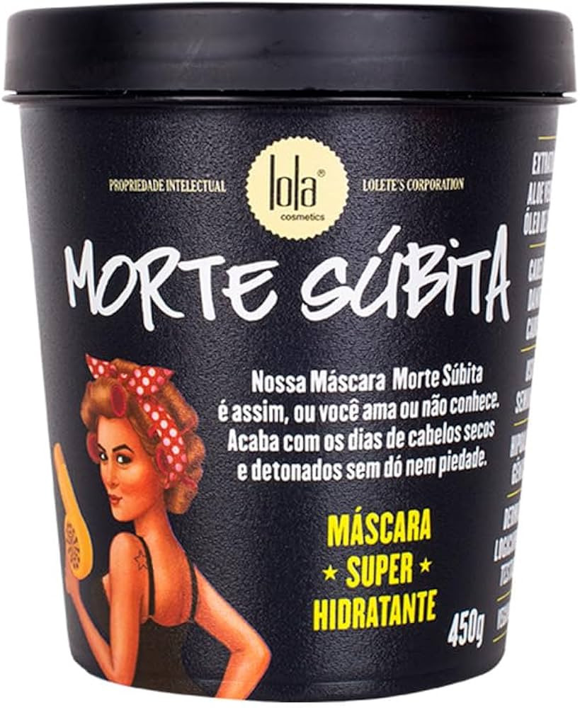 Lola Cosmetics, 25834, Morte Súbita - Máscara Super Hidratante, 450g | Amazon (BR)