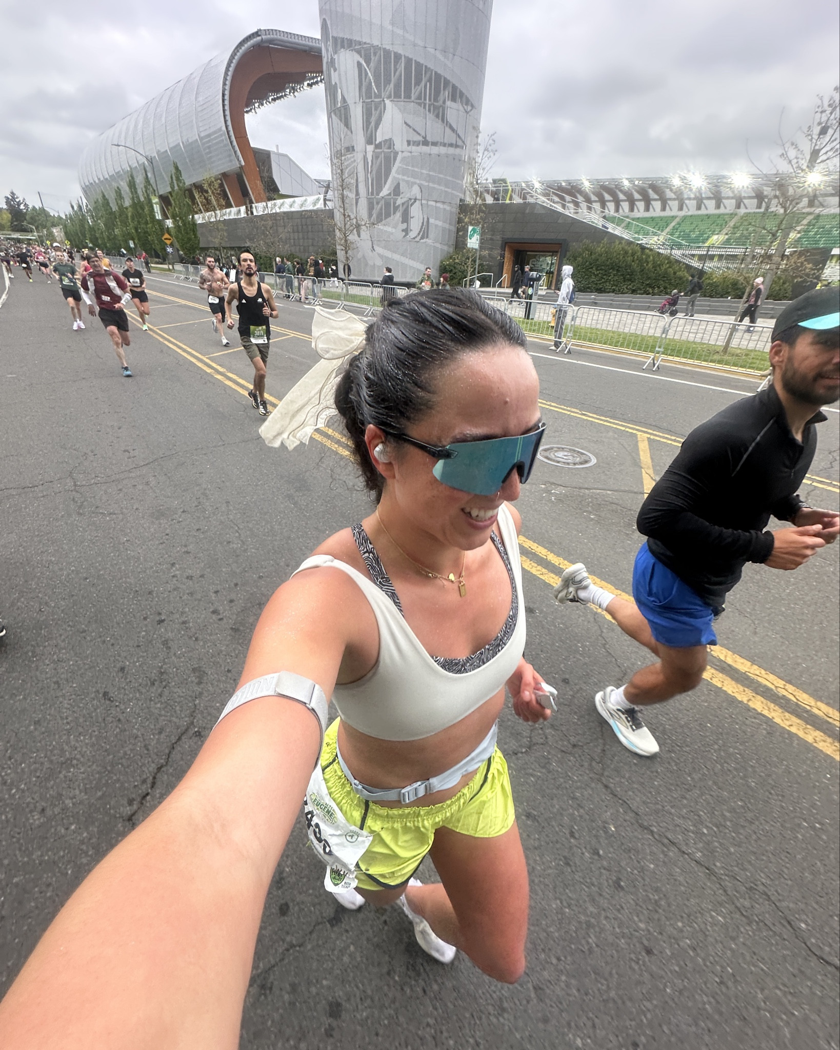 Eugene half marathon race day fit
Shorts: Small (TTS)
Running belt: S/M (TTS) 
Racing shoes: 9 (my usual running shoe size)

#LTKU #LTKFindsUnder50 #LTKActive