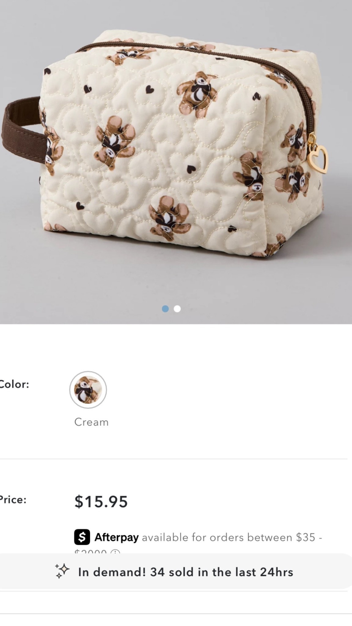 Teddy bear makeup bag 


#LTKSaleAlert #LTKFindsUnder50 #LTKGiftGuide