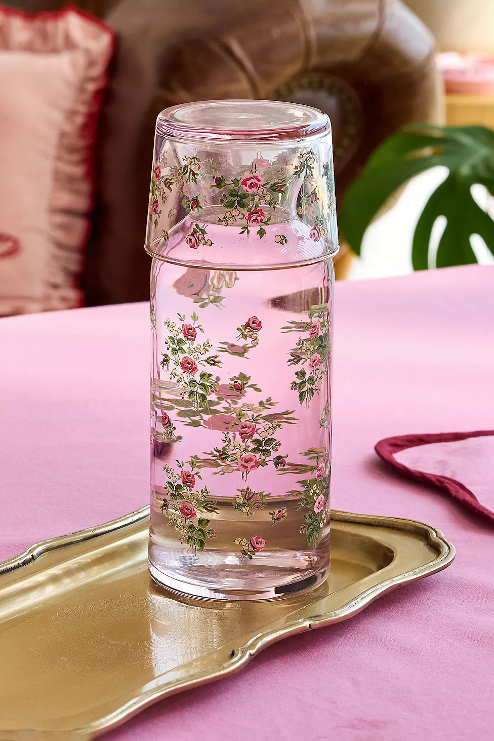 Lorna Floral Carafe Set | Urban Outfitters UK