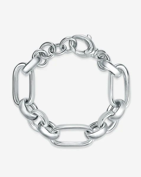 Statement Sterling - Mixed Link Chain Bracelet | Ring Concierge