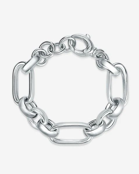 Statement Sterling - Mixed Link Chain Bracelet | Ring Concierge
