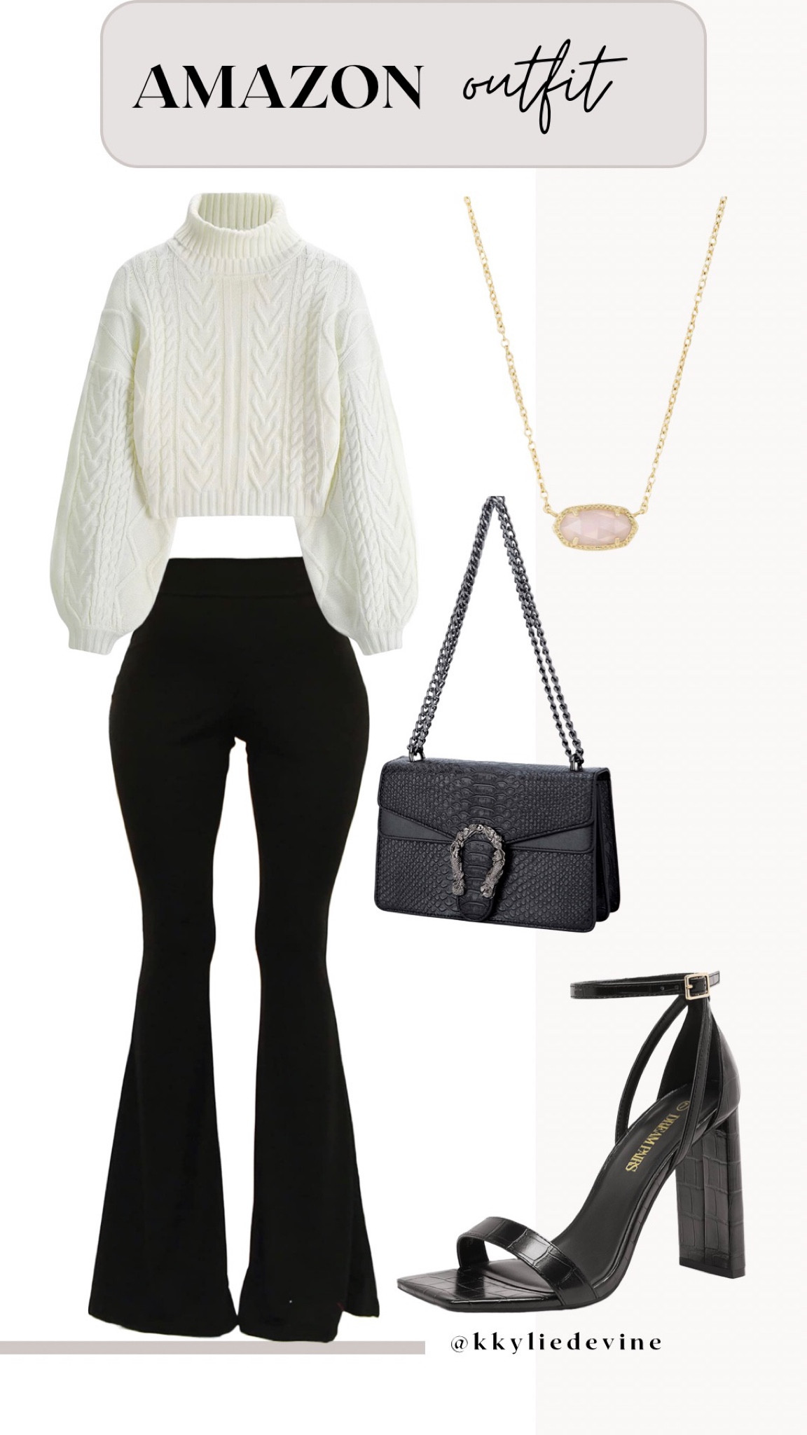 B&W outfit from Amazon✨🖤 designer dupes, gucci purse dupe, Kendra Scott necklace

#LTKFind #LTKU #LTKfit