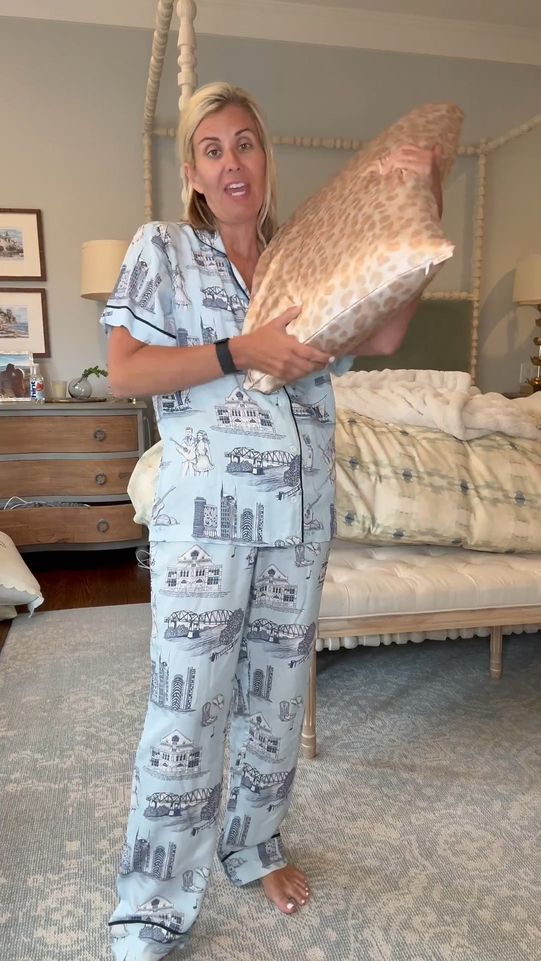I can’t sleep without my silk pillowcase. I travel with mine and give as gifts too. How cute are these Nashville pajamas?!?

#LTKdayinmylife #LTKmorningroutine #LTKselfcare